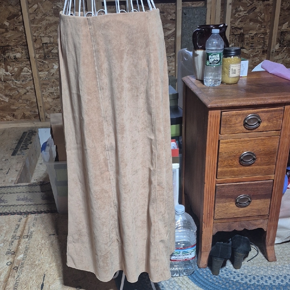 Notations Tan Maxi Skirt